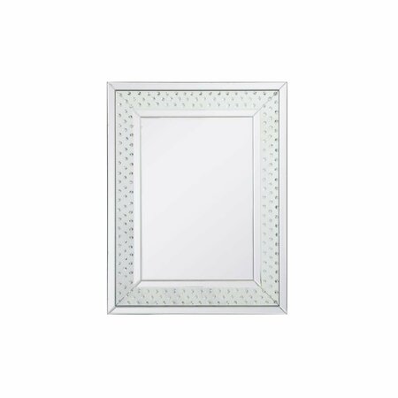 BLUEPRINTS 28 x 36 in. Sparkle Collection Crystal Mirror BL2952290